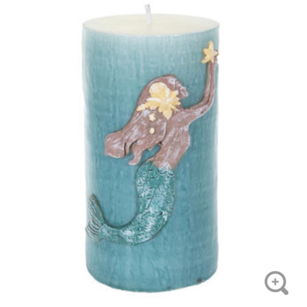 Candle.  Mermaid unscented. NWT